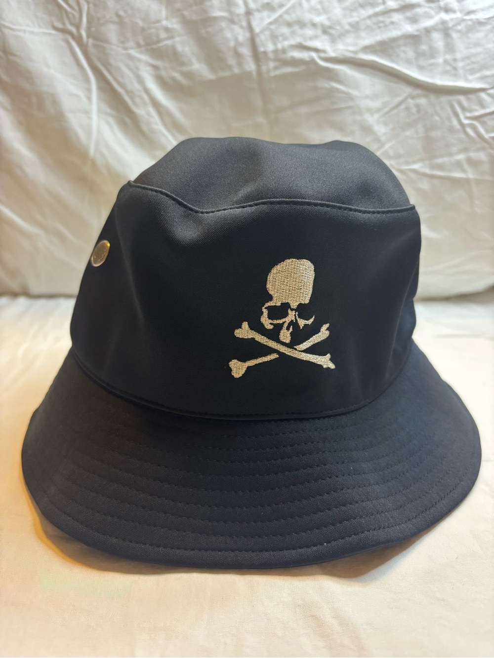 Mastermind Japan Black Bucket Hat with Skull Label